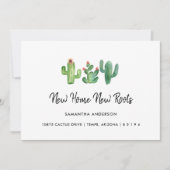 新しいホーム新しいルーツ新しいルーツを植えた 案内状 (正面)