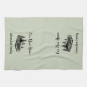 新しいホーム新しい家の名前に移動 キッチンタオル (横)