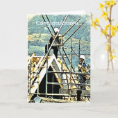 新しいホーム案内応答カード カード (黄色い花)