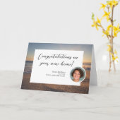 新しいホーム海ノートカードの使用おめでとう カード (黄色い花)