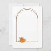 新しいホーム秋 招待状 (裏面)