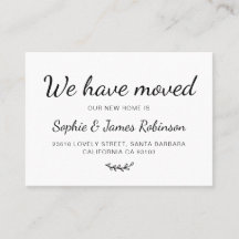 新しいホーム移ミニマル動挿入カードを移動