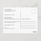 新しいホーム移動のお知らせ ポストカード (裏面)