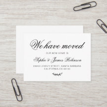 新しいホーム移動挿入ミニマルカードを移動