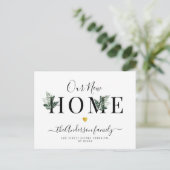 新しいホーム移転のお知らせ ポストカード (スタンド正面)