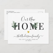 新しいホーム移転のお知らせ ポストカード (正面/裏面)