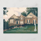 新しいホーム鍵の移動アナウンス写真のアップロード 案内ポストカード (正面)