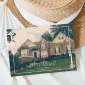 新しいホーム鍵の移動アナウンス写真のアップロード 案内ポストカード