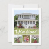 新しいホーム5の写真アドレスの変更引っ越しました 案内状 (正面)