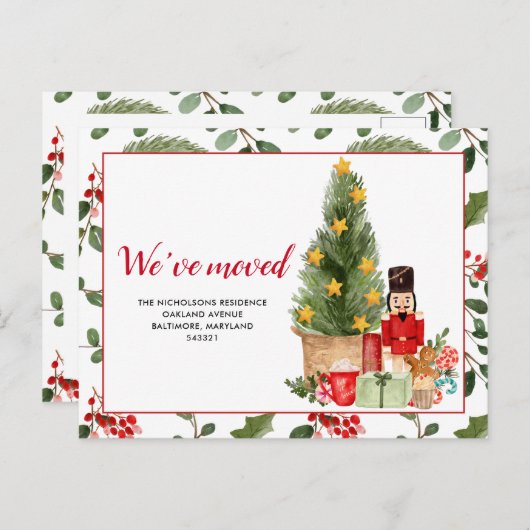 新しいホーム | くるみ割り人形の休日を過ごした 案内ポストカード (正面/裏面)