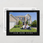 新しいホーム&アドレスフォトポストカード 案内ポストカード (正面/裏面)