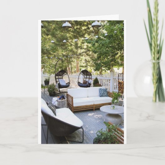 **新しいホーム**カードおめでとう カード (正面)