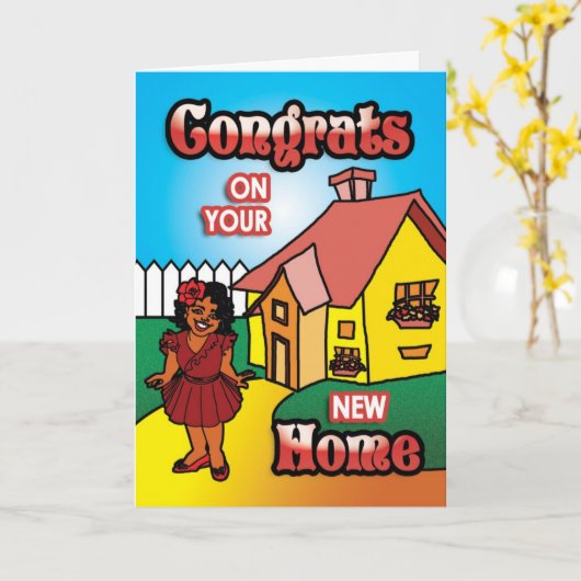 新しいホーム カード (黄色い花)