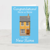 新しいホーム カード (正面)