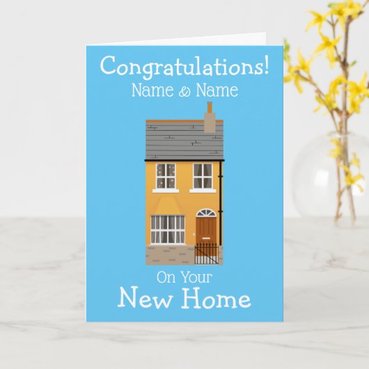 新しいホーム カード (黄色い花)