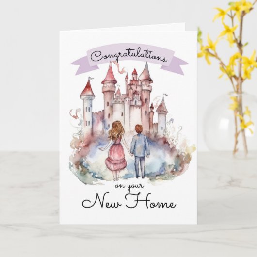 新しいホーム カード (黄色い花)