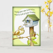 新しいホーム カード (黄色い花)