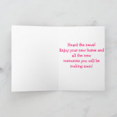 ***新しいホーム***フラミンゴは"くすぐったピンク" 案内状 (内部)