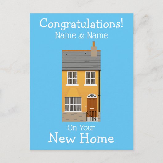 新しいホーム ポストカード (正面)