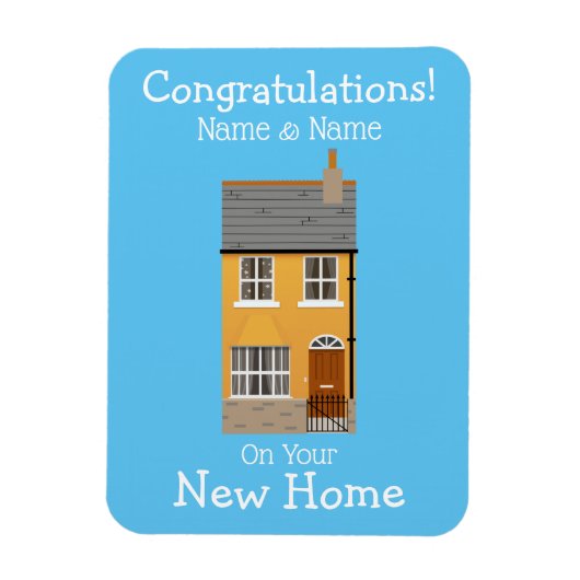 新しいホーム マグネット (縦)