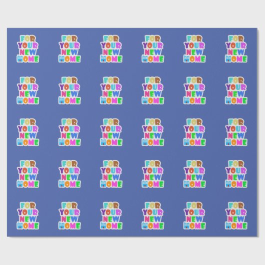 新しいホーム ラッピングペーパー (フラット)