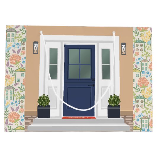 新しいホーム ラージペーパーバッグ (裏面)