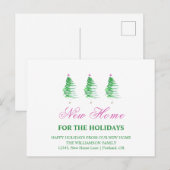 新しいホーム |休日のお知らせ ポストカード (正面/裏面)