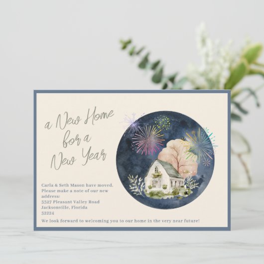 新しいホーム |年末年始のお知らせ 案内状 (スタンド正面)