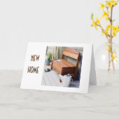 新しいホーム/新しい友人の皆さん、おめでとうございます カード (黄色い花)