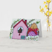 新しいホーム、新しい夢、新しい友人 – おめでとう カード (黄色い花)