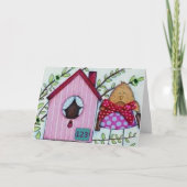 新しいホーム、新しい夢、新しい友人 – おめでとう カード (正面)