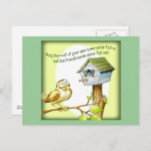 新しいホーム 案内ポストカード (正面/裏面)