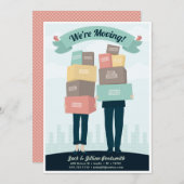 新しいホーム*移動中*最新情報 案内状 (正面/裏面)