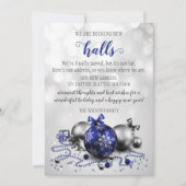 新しいホールが動くクリスマスデコレーション シーズンカード (正面)