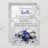 新しいホールが動くクリスマスデコレーション シーズンカード (正面/裏面)