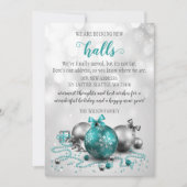 新しいホールが動くクリスマスデコレーション シーズンカード (正面)