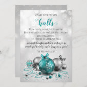 新しいホールが動くクリスマスデコレーション シーズンカード (正面/裏面)