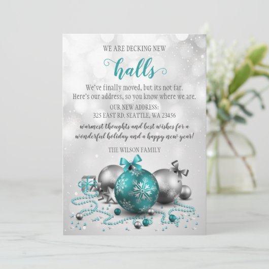 新しいホールが動くクリスマスデコレーション シーズンカード (スタンド正面)