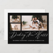 新しいホールのデッキクリスマス新しいアドレスの写真 ポストカード (正面/裏面)