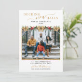 新しいホールのデッキフォトクリスマスニューホームムービング 案内状 (スタンド正面)