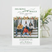 新しいホールのデッキフォトクリスマスニューホームムービング 案内状 (スタンド正面)
