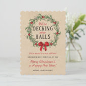 新しいホールのデッキ |クラフト素朴ホリデームービング シーズンカード (スタンド正面)