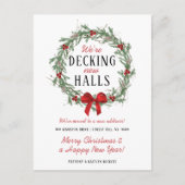 新しいホールのデッキ |モダン引越 案内ポストカード (正面)