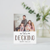 新しいホールのデッキ | 休日の引越し告知 案内ポストカード (スタンド正面)