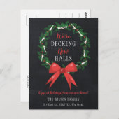 新しいホールの動く発表を飾るチョーク ポストカード (正面/裏面)