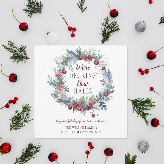 新しいホールの移動アナウンスをデッキホリデーデッキング シーズンカード