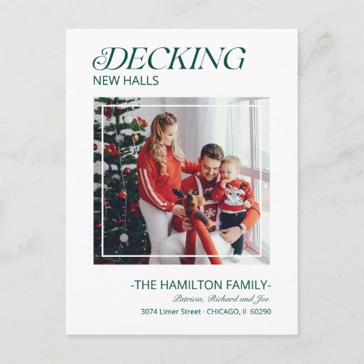 新しいホールをデッキに移動する発表写真 シーズンポストカード (正面)