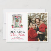 新しいホールをデッキクリスマスドアの写真を移動 案内状 (正面)