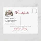 新しいホールをデッキニューホームクリスマスムービング 案内ポストカード (裏面)