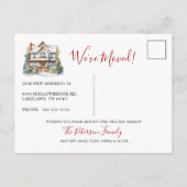 新しいホールをデッキニューホームクリスマスムービング 案内ポストカード (裏面)